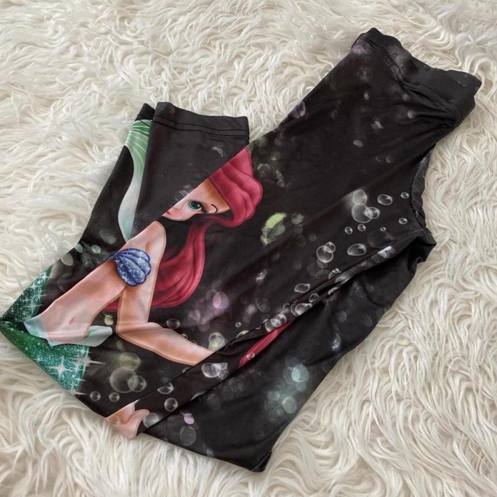 Disney Little Mermaid Print Leggings